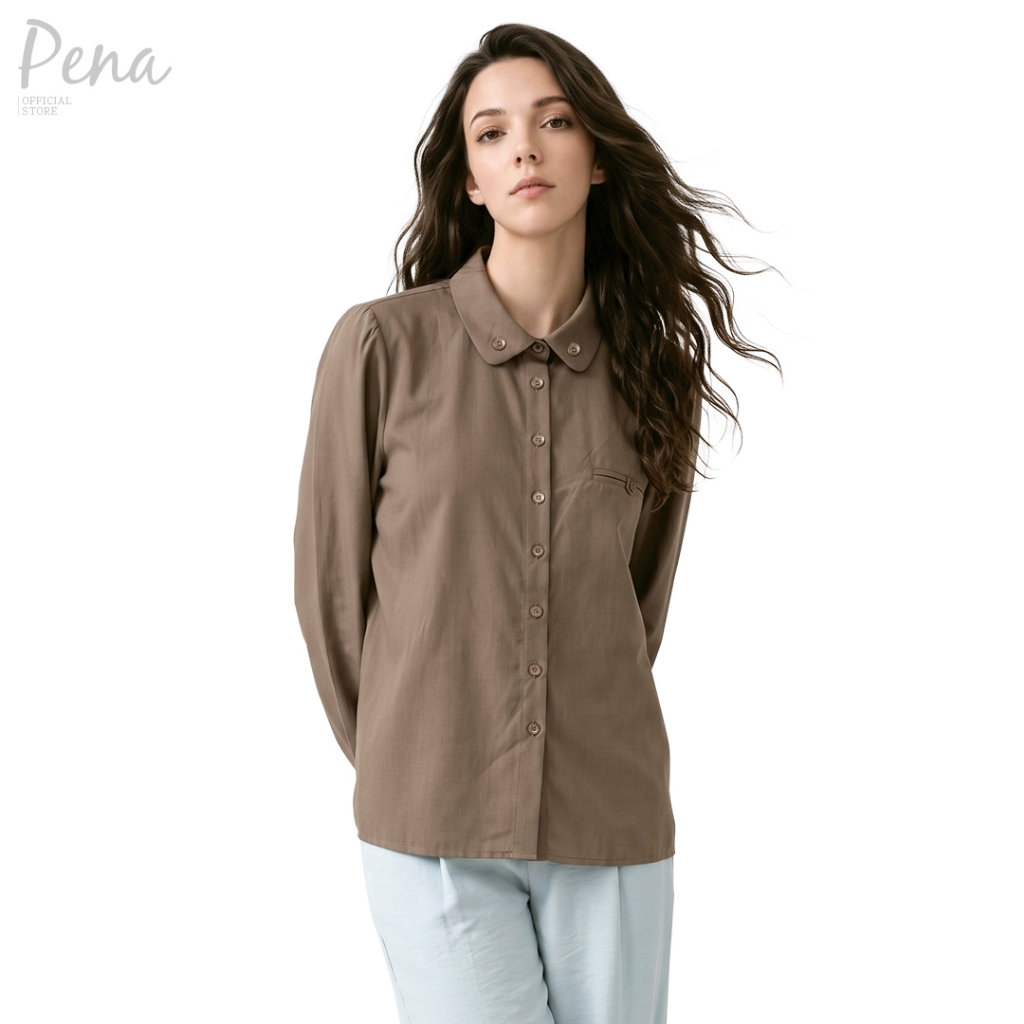 Pena House قميص بأكمام طويلة سمارت كاجوال — صورة 2