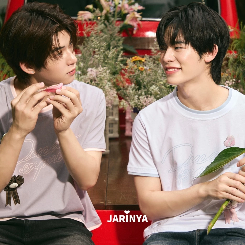 JARINYA (S-XL) เสื้อยืดแขนสั้นทูโทนสกรีน Dream Express