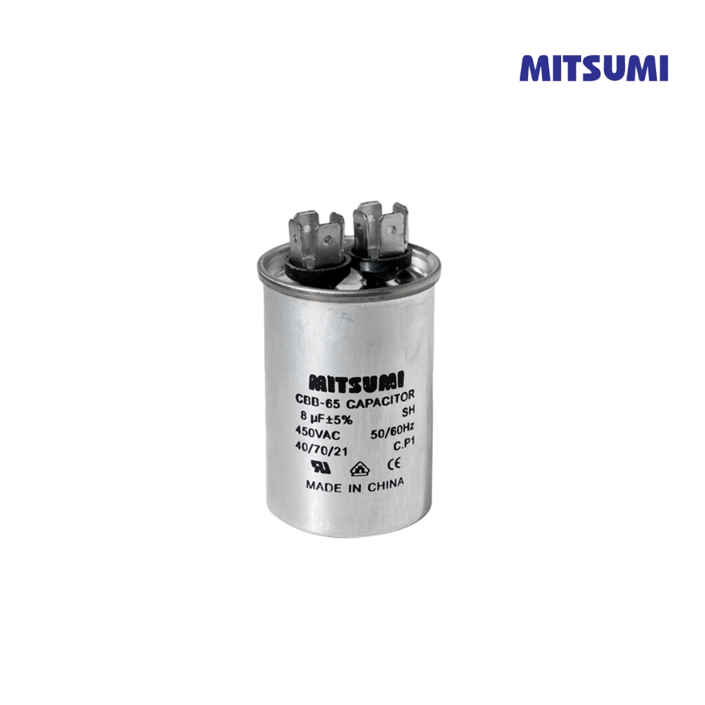 คาปาซิเตอร์ C อลูมิเนียม CBB-65-4A 8 / 450V