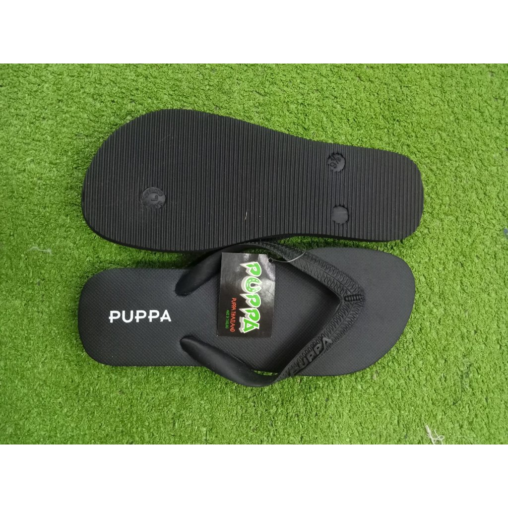 PUPPA แท้ 💯% ปุ๊บป้า รองเท้าแตะ แบบหนีบ หูคีบ สีดำ