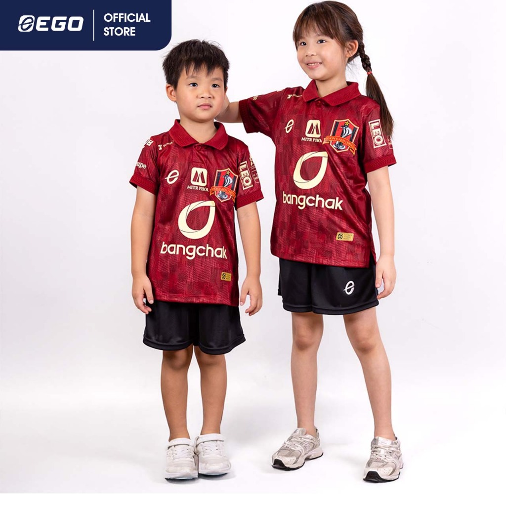 KK042(KIDS) EGO x KKUTD เสื้อแข่งเด็กสโมสรขอนแก่น ยูไนเต็ด ฤดูกาล 2025/26(HOME)