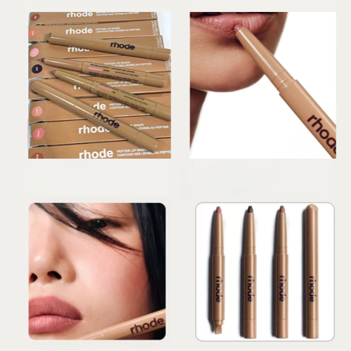 Rhode Lip Shape Peptide 0.75g ลิปคอนทัวร์ Overline ปากอวบอิ่ม สีธรรมชาติ บำรุงริมฝีปาก เลือกสีได้ 11 สี ของแท้