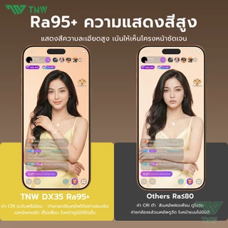 TNW DX35 ไฟสตูดิโอ ไฟไลฟ์สด ไฟสตูดิโอ+โครงยึด ปรับได้3สี 3500K-8500K ไฟถ่ายภาพ ไฟต่อเนื่อง ไลฟ์ดี ถ่ายรูปสวย
