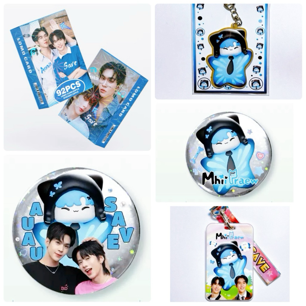 Auau Save ชุดการ์ด Lomo card Photocard 60 ชิ้น + สติ๊กเกอร์ 32 ชิ้น และ เฟรมการ์ด สำหรับผู้ที่ชื่นชอบการสะสมการ์ด