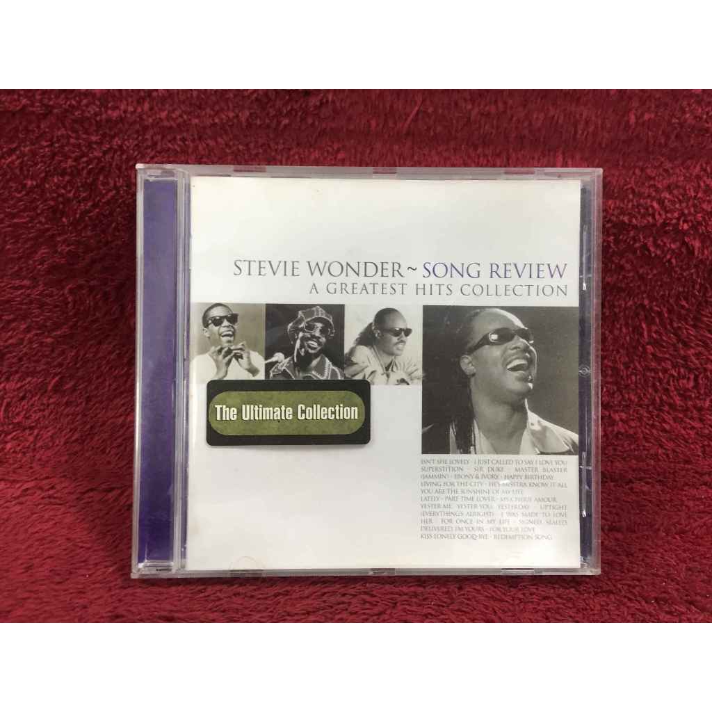 CD Stevie Wonder – Song Review - A Greatest Hits Collection สภาพตามรูปปก AA338-67
