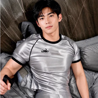 เสื้อคอกลม_สีเทาเงิน_ผ้ามัน_jAreo_SilverGray