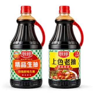 ซอสถั่วเหลืองChubang 1.9L ซีอิ๊วปรุงอาหารหลายอย่าง หมักด้วยวิธีโบราณ กลิ่นหอมถั่วเหลืองแท้ สีสันสวยใส