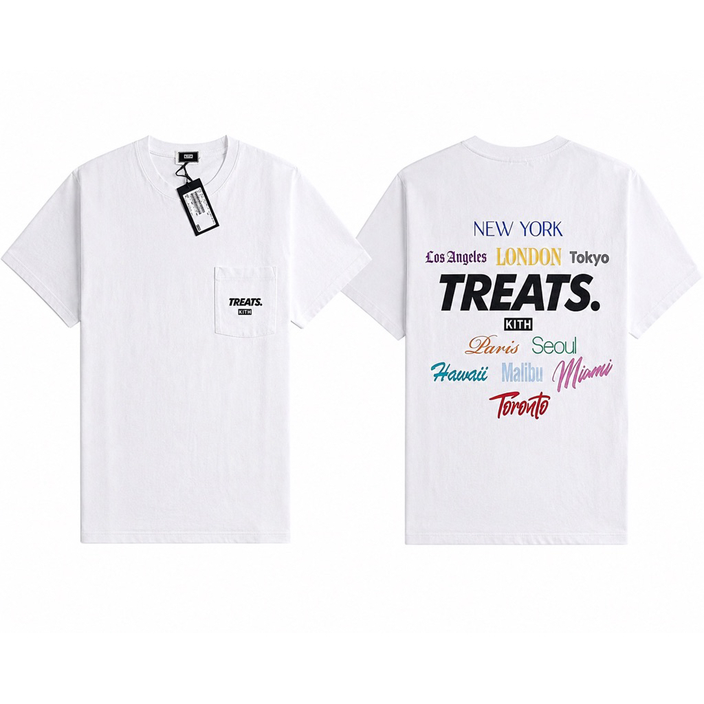 Kith treats store pocket t-shirt (White)