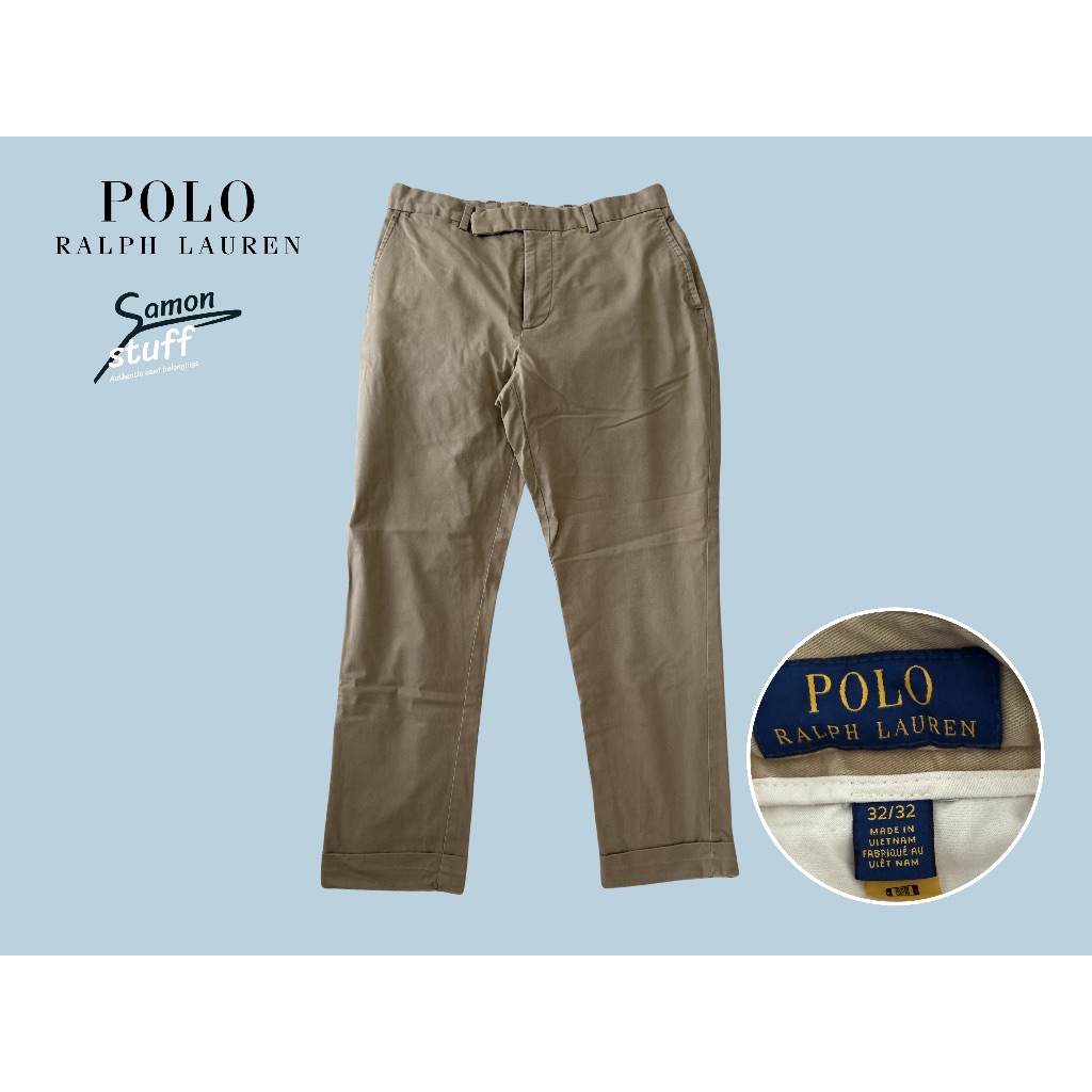 กางเกงขายาว Polo Ralph Lauren สีเบจ