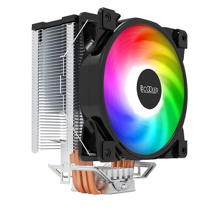 💥ขายดีมาก💥 PC Cooler (GI-X4S) CPU Cooler 4 Hpipe StaticLED TDP 145W (AMD AM4) ประกัน 6 เดือน