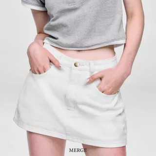 Merge Official - A Line Denim Skirt (พร้อมส่ง)