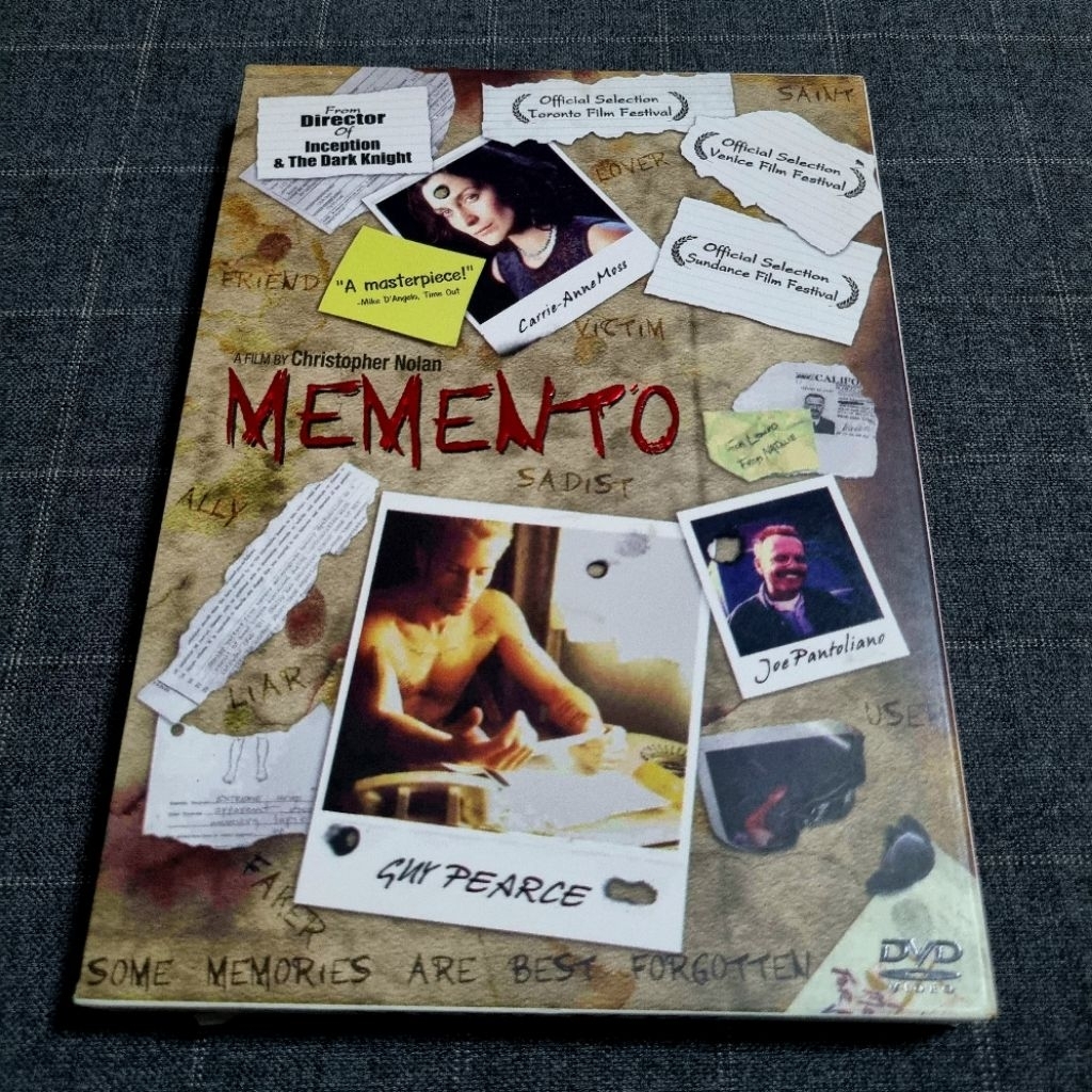 DVD ภาพยนตร์ระทึกขวัญ-จิตวิทยา "Memento / ภาพหลอนซ่อนรอยมรณะ" (2000)