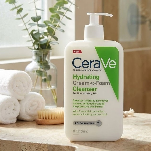 [ของแท้ จากเมกา] HYDRATING CREAM TO FOAM CLEANSER