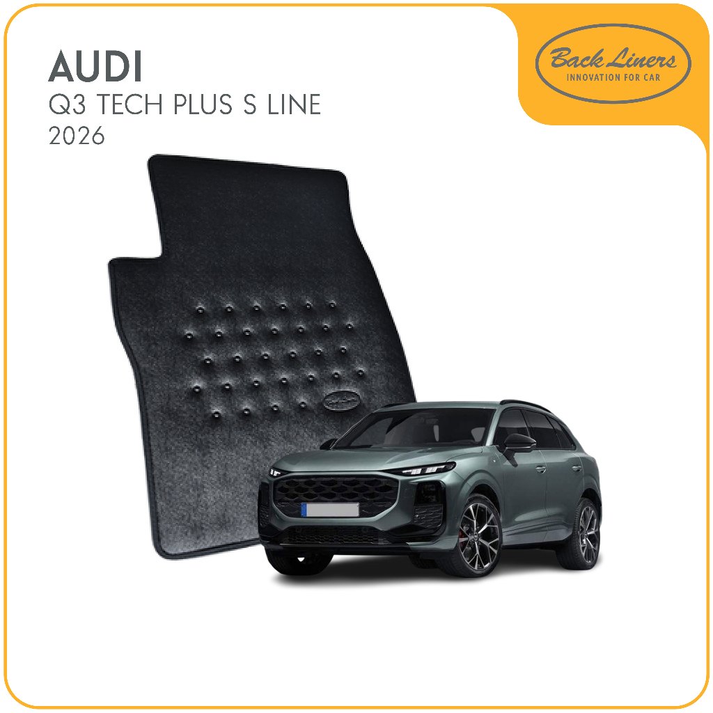 [Back Liners] AUDI พรมปูพื้นรถยนต์เข้ารูป Q3 TECH PLUS S LINE 2026