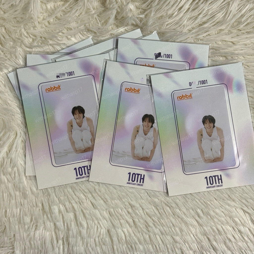 [พร้อมส่ง] TENCORE0110: Rabbit Card Limited Edition Ten x Rabbit Card เตนล์ ชิตพล 텐