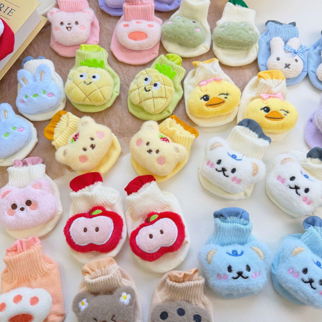 ถุงเท้าเด็กแรกเกิดผ้าฝ้าย ข้อยาว มีให้เลือก20ลาย พร้อมส่ง ถุงเท้าเด็ก