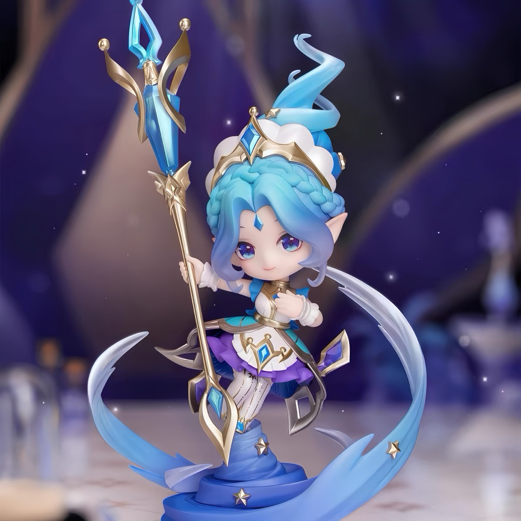 【Riot, Myethos/Golden Spatula】ฟิกเกอร์ Janna รุ่น Prestige Perfume Gem ลิขสิทธิ์แท้สำหรับสะสมและตั้ง