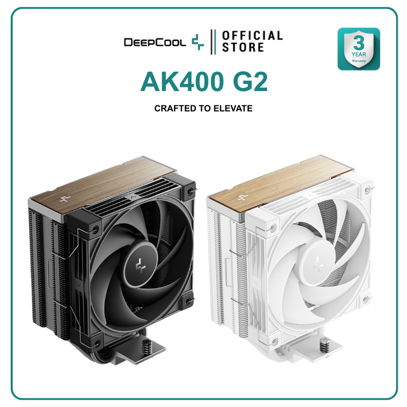 DEEPCOOL - CPU COOLER AK400 G2 / AK400 G2 WH พัดลมระบายความร้อน CPU รับประกันสินค้า 3 ปี