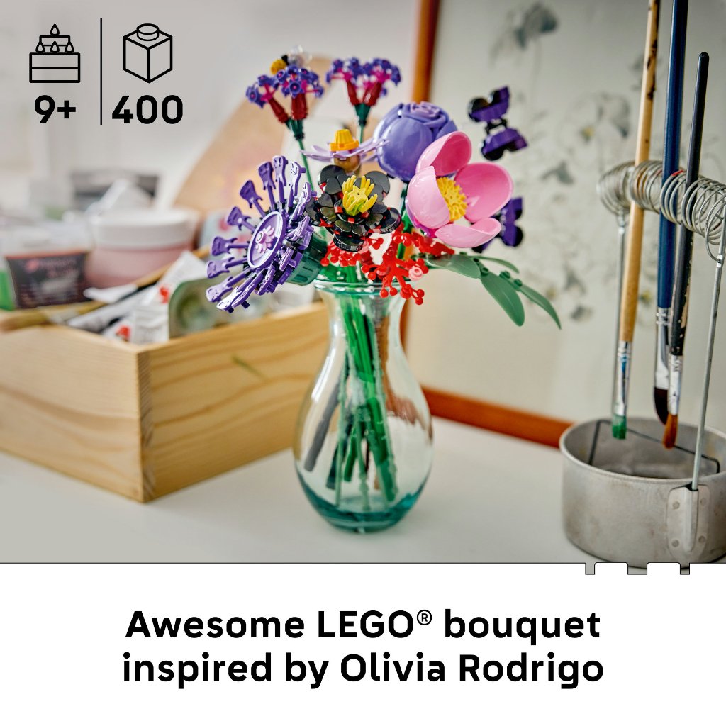 LEGO Botanicals ‏11507 باقة أوليفيا رودريغو (400 قطعة) — صورة 5