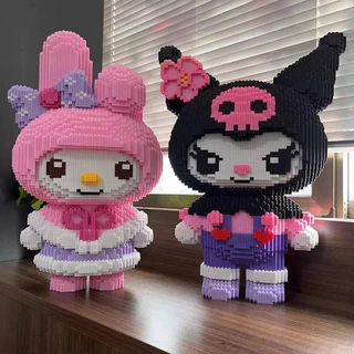 💥พร้อมส่งในไทย💥 เลโก้ บล็อกตัวต่อ โมเดลบล็อกตัวต่อ sanrio โดราเอมอน คาปิบารา บล็อกอาคาร 3D ของเล่นเด็ก