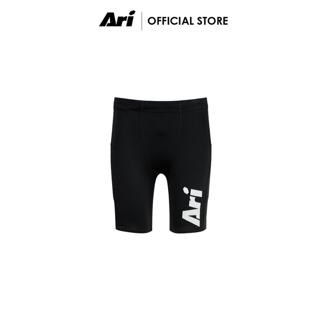 ARI M ADEPT PERFORMANCE COMPRESSION SHORTS (AAP3217-01) กางเกงวิ่ง ผู้ชาย ขาสั้น