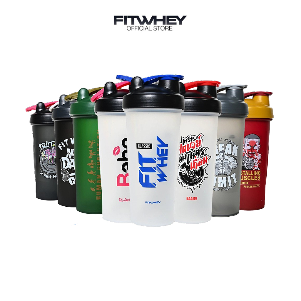 FITWHEY SHAKER 2025 600 ml | แก้วเชคเกอร์ฟิตเวย์ 600 ml