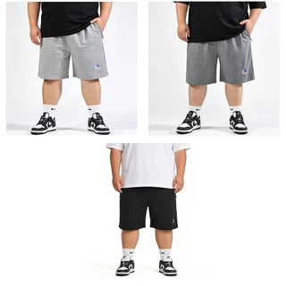 กางเกงขาสนผชาย ไซสใหญ OverSize เอวยดไดถง 50 นว ผาฝายนมใส สบาย กางเกงลำลองผชาย สไตลเกาหล พรอมสง