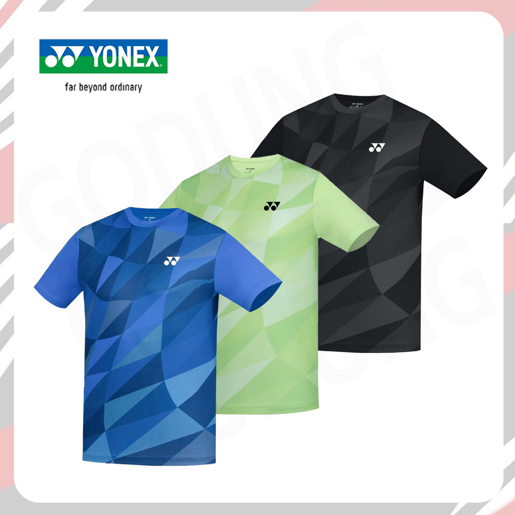 เสื้อแบดมินตัน Yonex รุ่น Run Away 4 (ของแท้ 100%) ใส่สบาย ไม่คัน เนื้อผ้าดี ระบายอากาศ