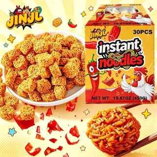 มาม่าก้อนรสไก่เผ็ด ขนมทานเล่น บรรจุ 30ชิ้น พร้อมส่ง