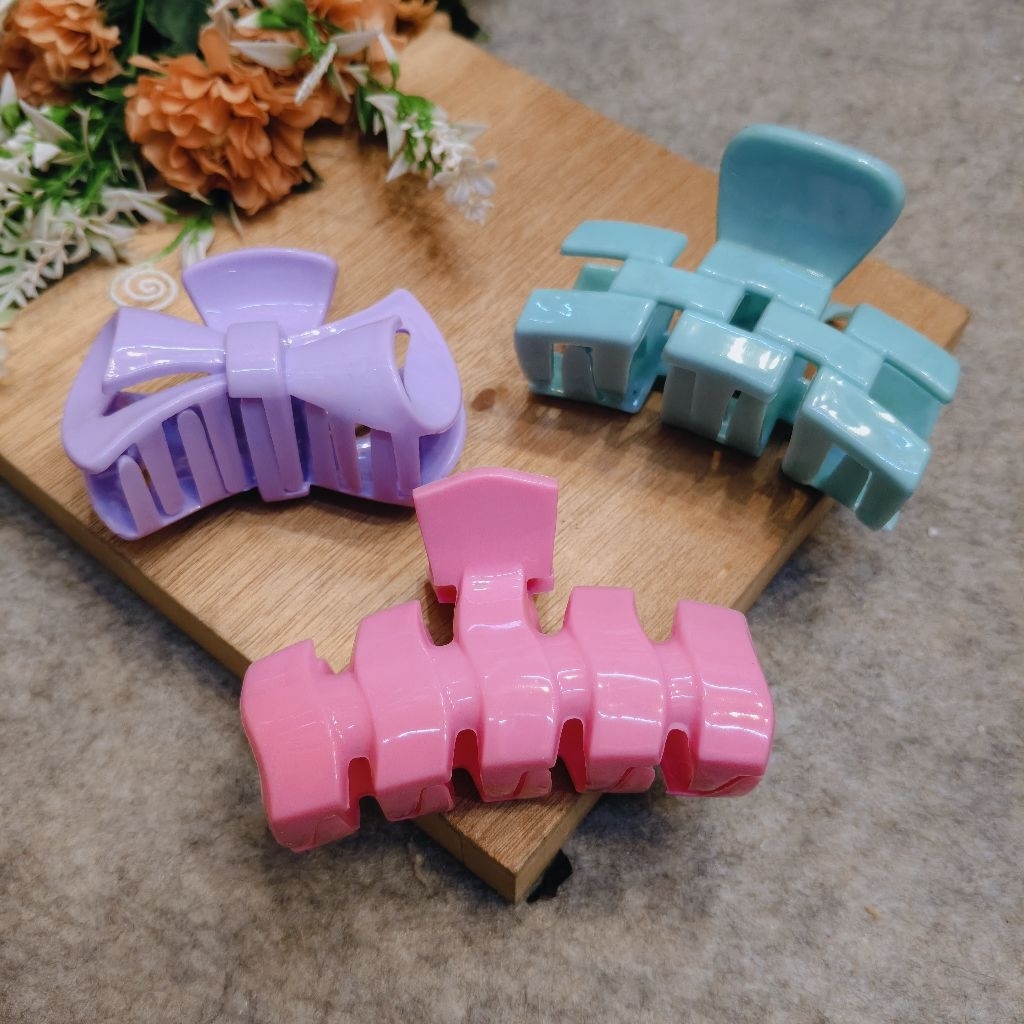 (((มี 3แบบ))) กิ๊ฟหนีบผม ระฆังคู่ สีหวาน #1 มี6สี