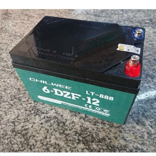 แบตเตอรี่ 12V12A แบตตะกั่ว จำนวน 1 ลูก แบตใหม่ แบตสกู๊ตเตอร์ไฟฟ้า จักรยานไฟฟ้า