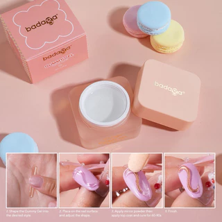 กัมมี่เจลบาดาก้าGummy เจลปั้นปั้นง่าย ไม่ติดมือ อบแล้วใสแววมาก
