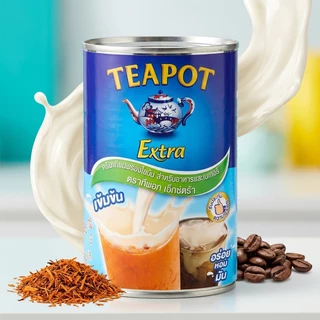 [สินค้าส่งด่วน] ทีพอทเอ็กซ์ตร้าครีมเทียมข้นจืด 385กรัม TEAPOT EXTRA NON-DAIRY CREAMER 385 G.