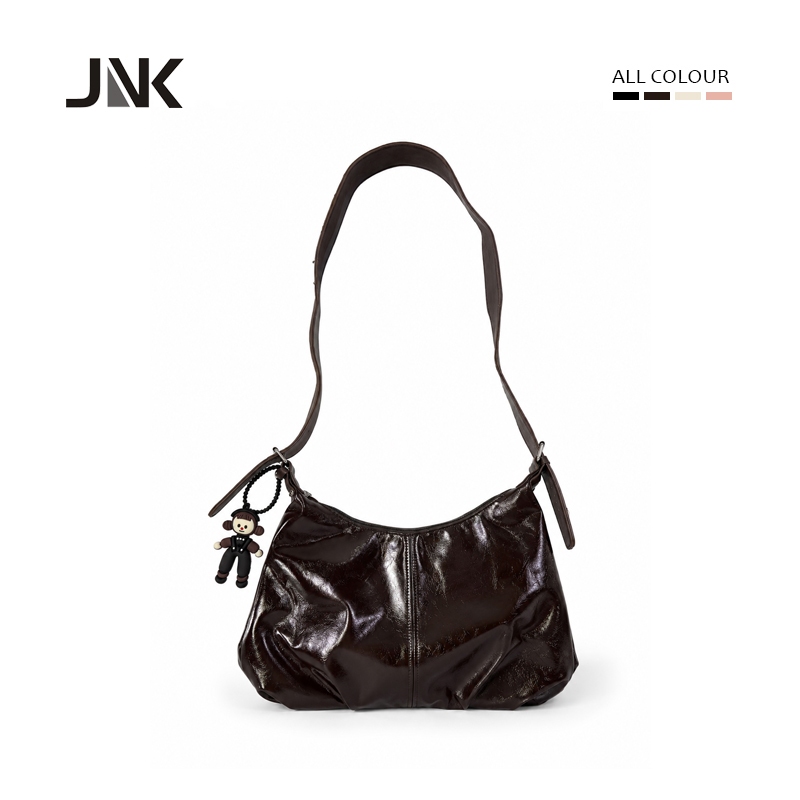 JNK #TL006 พรีเมี่ยมพื้นผิว Vintage Tote กระเป๋าถือกระเป๋าผู้หญิง 2026 ใหม่ความจุขนาดใหญ่ Commuter ก