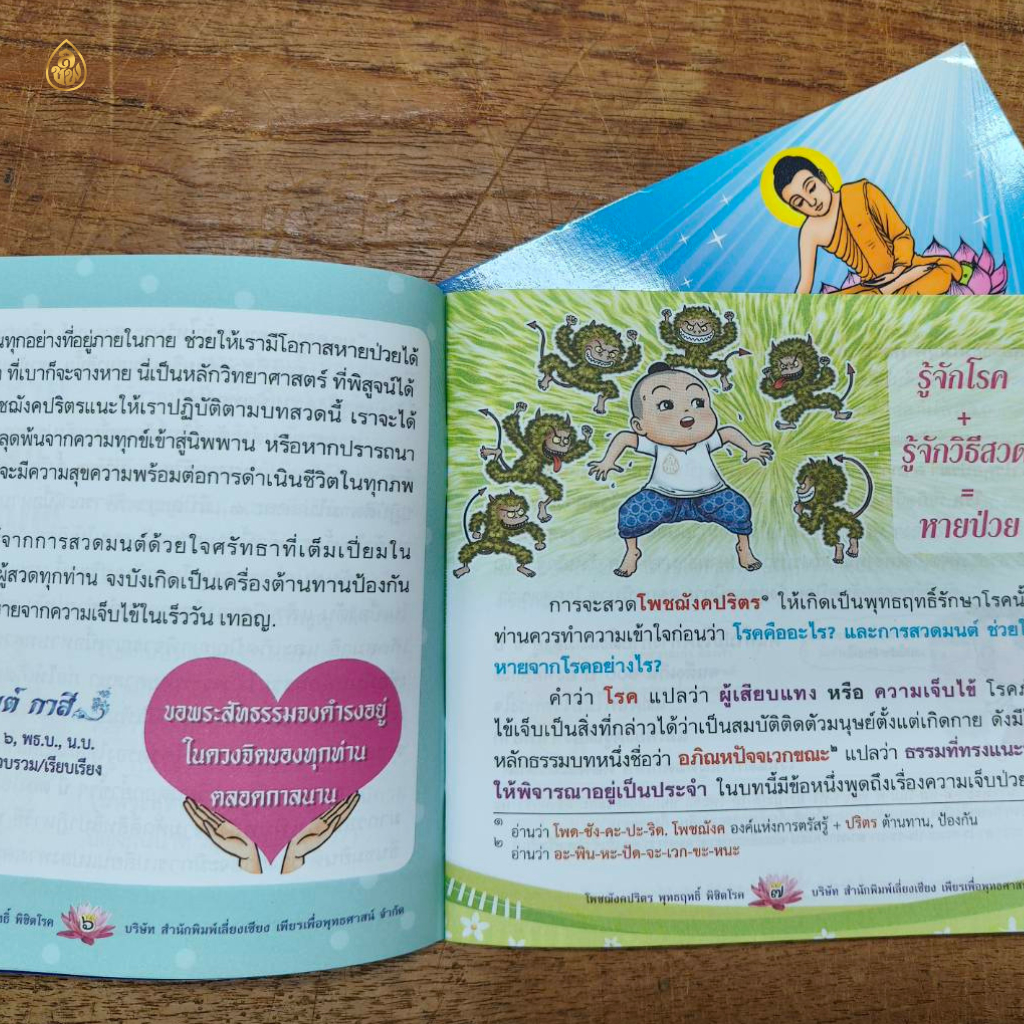หนังสือสวดมนต์ พุทธฤทธิ์พิชิตโรค(มีให้เลือกซื้อแบบ แพ็ก 5 รูปที่ 3