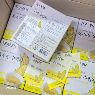 Teazen Corn Silk Tea 1 กล่อง มี 40 ซอง ชาไหมข้าวโพด ชาเพื่อสุขภาพจากเกาหลี