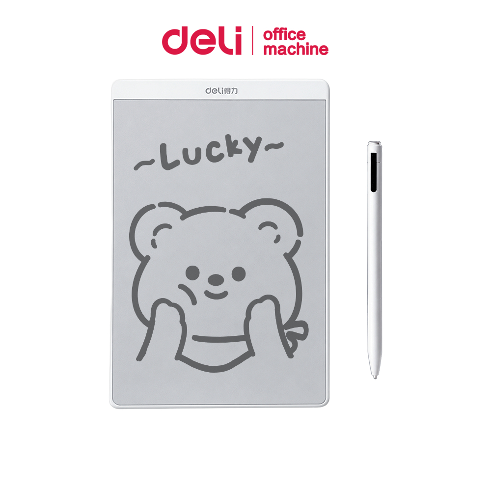 Deli ไวท์บอร์ด กระดานแม่เหล็ก ไม่ต้องใช้หมึก น้ำหนักเบา ลบง่าย พกพาสะดวก Magic Whiteboard