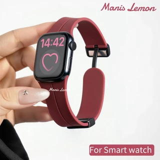 Manis Lemon สายนาฬิกา MagGo for Smart Watch band Series 11 10 9 8 3 5 4 SE 6 7 Ultra 49 46 45 44 40 41 38 42 mm
