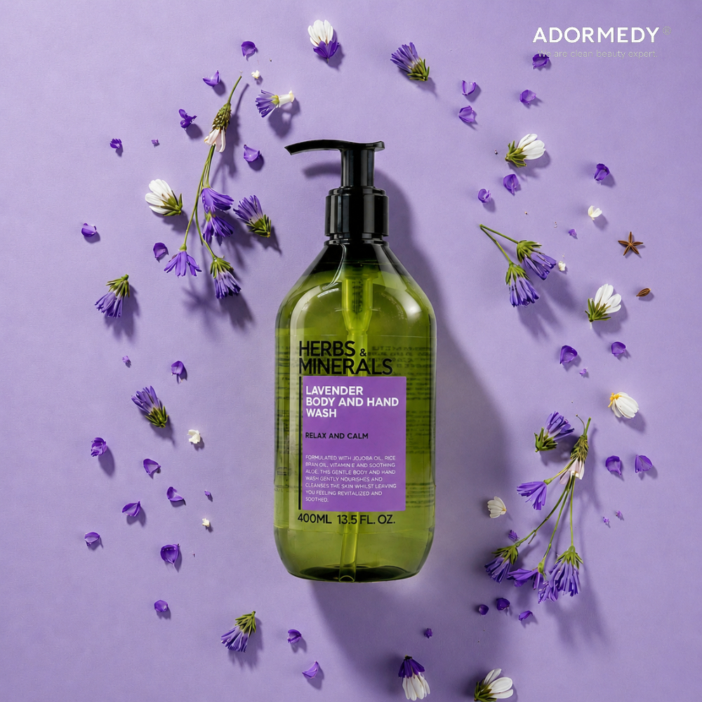 เฮิร์บแอนด์มิเนรอล สบู่เหลวลาเวนเดอร์ Herbs & Minerals Lavender Body and Hand Wash