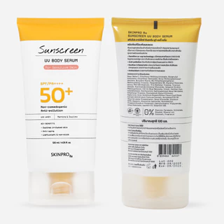 SKINPRO Rx Sunscreen UV Body Serum For Sensitive Skin SPF50+ PA++++ 120ml. จำนวน 1 ชิ้น*