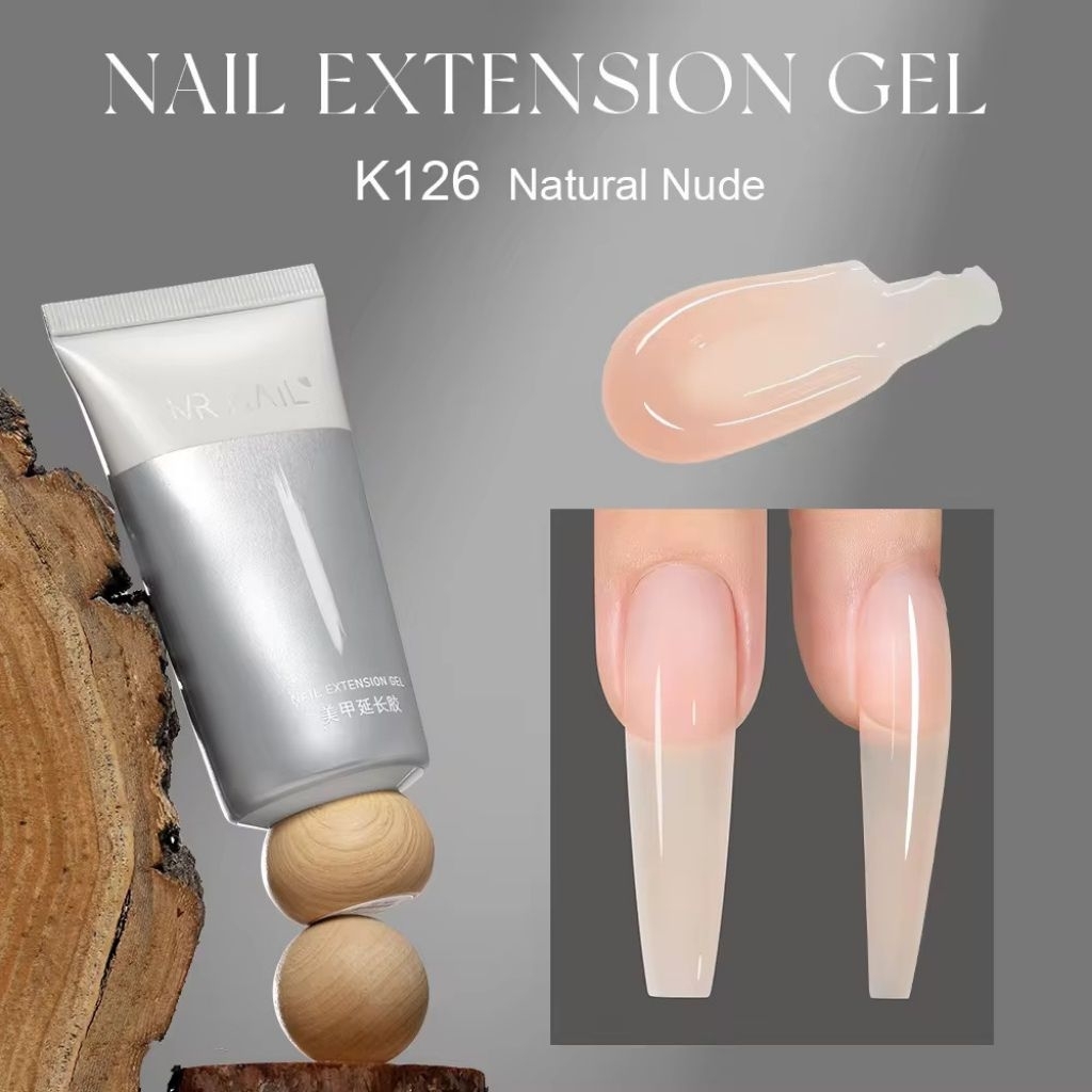 เจลต่อเล็บ MR.NAIL แข็ง ไม่เปราะ Nail Extension Gel เจลต่อเล็บสีเนื้อ