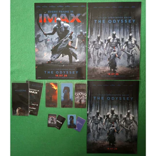 THE ODYSSEY โปสเตอร์ บัตรIMAX การ์ดวิบวับวับ และของสะสม จากมหากาพย์โอดิสซี่ ของโรงหนังเมเจอร์ และSF สวยหายาก น่าสะสม