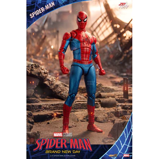 ZD Toys Spider-Man Brand New Day (New Red & Blue Suit) สเกล 1/10 แท้ Marvel Studios Action Figure โมเดลสไปเดอร์แมน