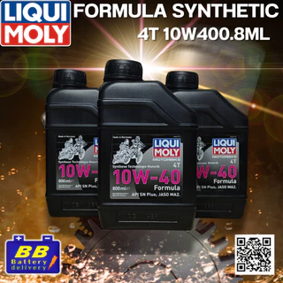 น้ำมันเครื่องมอเตอร์ไซด์ LIQUI MOLY Formula 10W40 4T0.8ลิตร รถ4จังหวะเวฟ สกูปี้ ฟีโน่ HONDA WAVE,SCOOPY,FINO