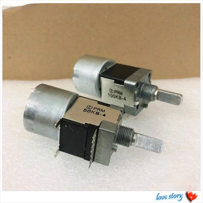 ปุ่มปรับระดับเสียงหลักของเครื่องขยายเสียง Sansui รุ่น PRM B100K-4 B50K-4 พร้อมมอเตอร์โพเทนชิโอเมตร 8