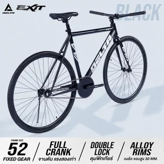 DELTA รุ่น NEW EXIT จักรยานฟิกเกียร์ วงล้อ 700c อลูมิเนียม ขอบล้อสูง 30 MM. FIX GEAR BICYCLE ไซส์ 52