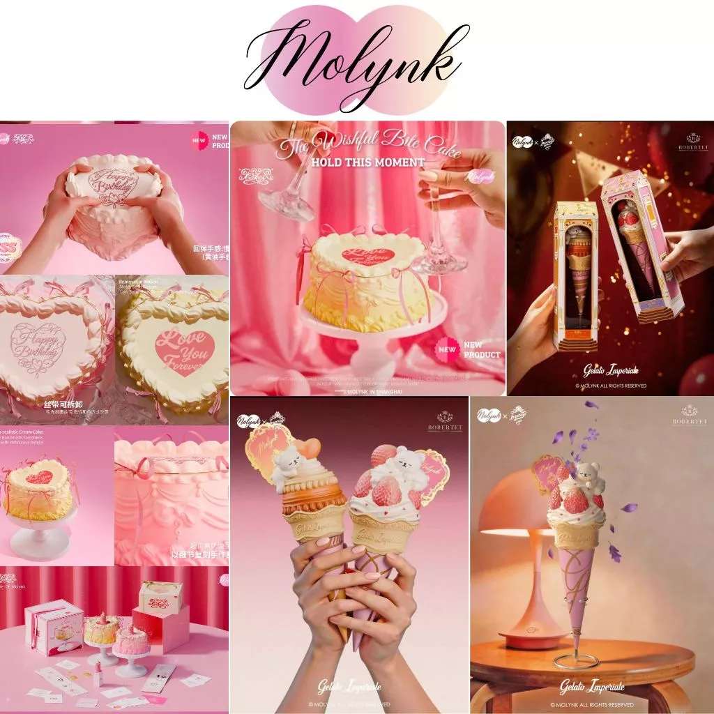 🎂พร้อมส่ง มีส่งด่วน✨ MOLYNK BIRTHDAY CAKE สุดน่ารัก ฟิินมือมากกก 💖🍰