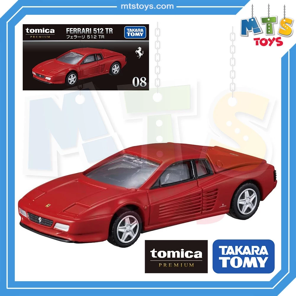 **MTS Toys**Takara Tomy : Tomica Premium no.08 Ferrari 512 TR ของเเท้จากญี่ปุ่น