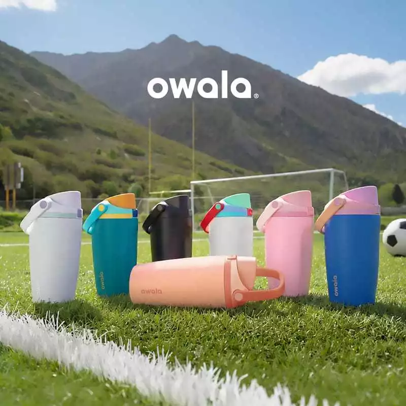New 🏮Owala FreeSip Sway 18oz. กระบอกเก็บความเย็น ฝา 2-in-1 (Sip-or-Swig) เก็บความเย็นได้นาน💖ของแท้100