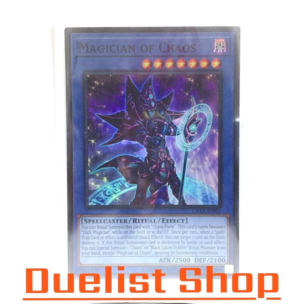 Magician of Chaos (SR) Monster Dark Level7 [Spellcaster/Ritual/Effect] ชุด CR12-AE016 การ์ดยูกิโอ (Y
